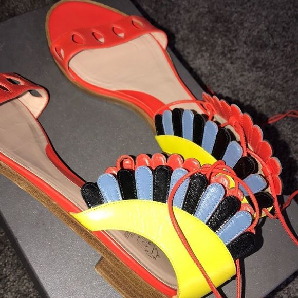 PAULA CADEMARTORI lotus flat sandal - Picture 1 of 8